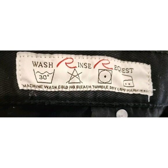 Request jeans Premium men’s pants black size 38x32 - Picture 9 of 9